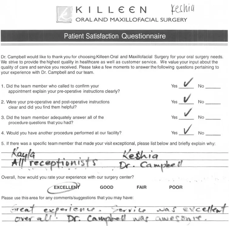 Patient review 2