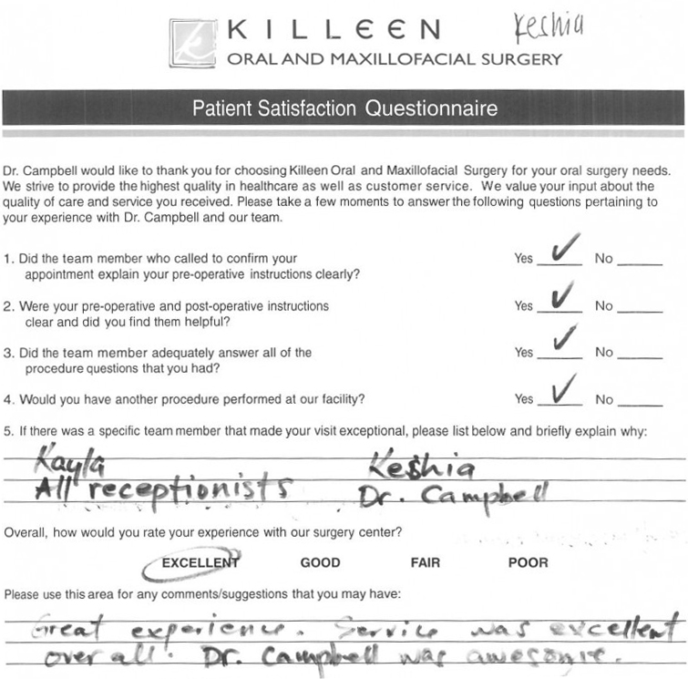 Patient review 2