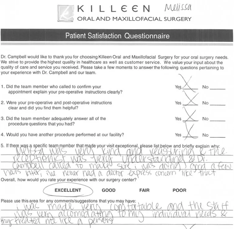Patient review 3